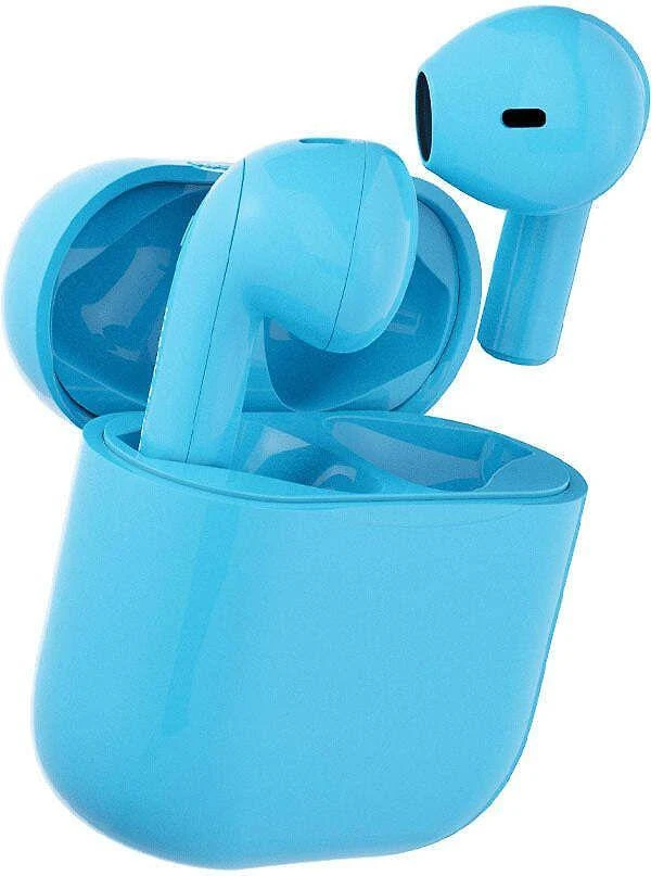 Happy Plugs Joy Belaidės ausinės, mėlynos spalvos