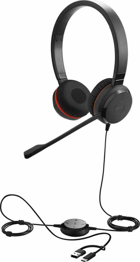 Jabra Evolve 30 II stereo ausinės su valdymo pulteliu