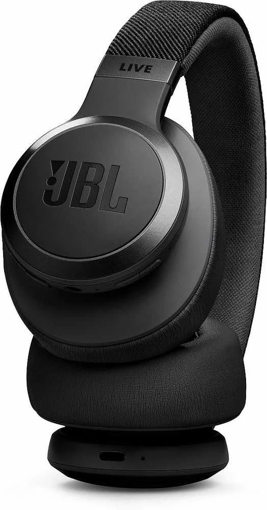 JBL Live 770NC belaidės ausinės su True ANC, Juodos
