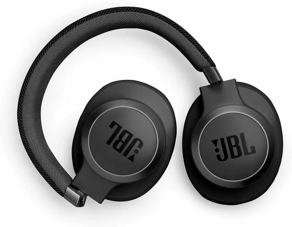 JBL Live 770NC belaidės ausinės su True ANC, Juodos