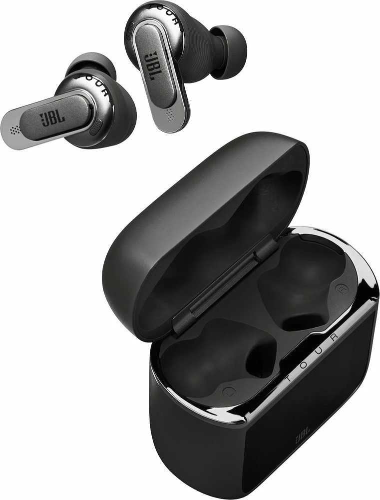 Belaidės ausinės JBL Tour Pro 3, Juodos