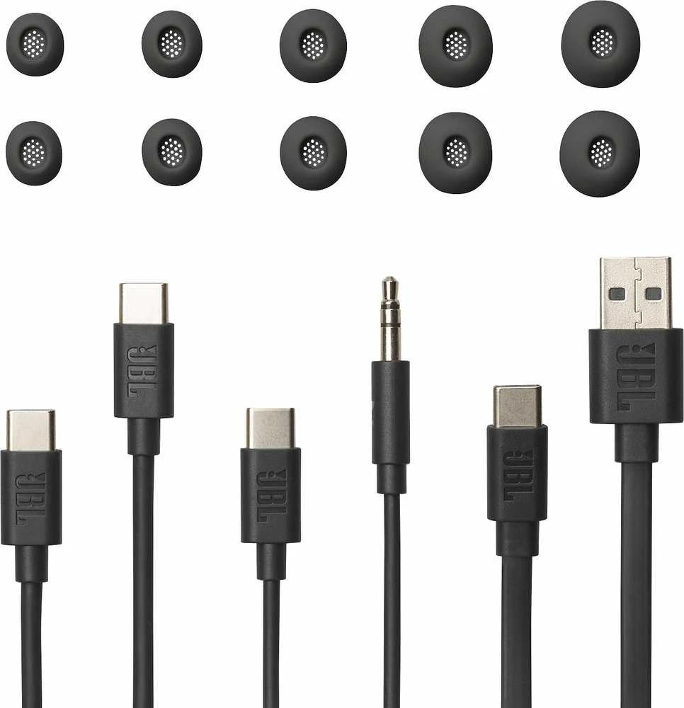 Belaidės ausinės JBL Tour Pro 3, Juodos