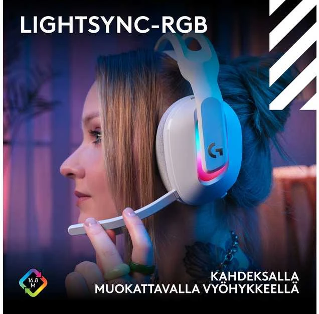 Logitech G Astro A20 X LIGHTSPEED Belaidės Belaidės Žaidimų Ausinės | Baltas