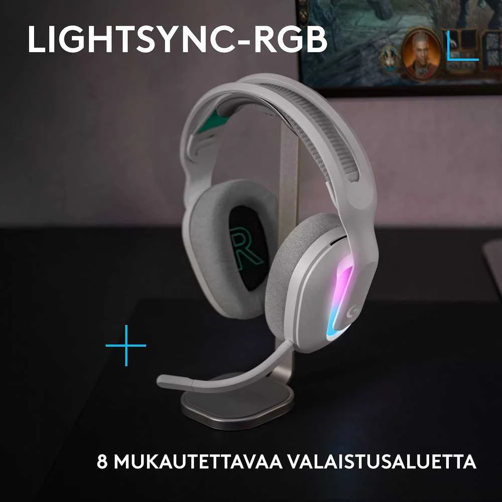 Logitech G522 baltos ausinės su RGB apšvietimu