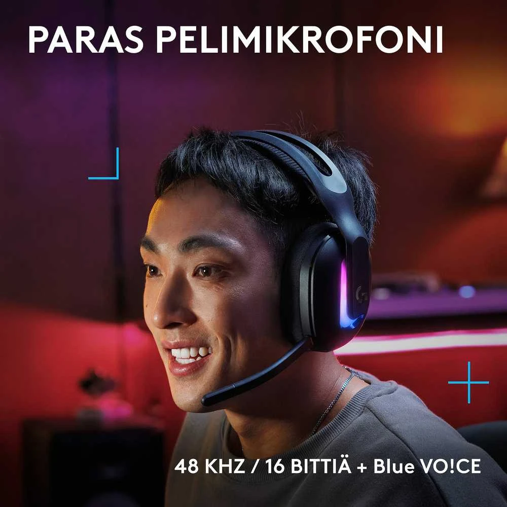 Logitech G522 Lightspeed gaming ausinės su LED apšvietimu