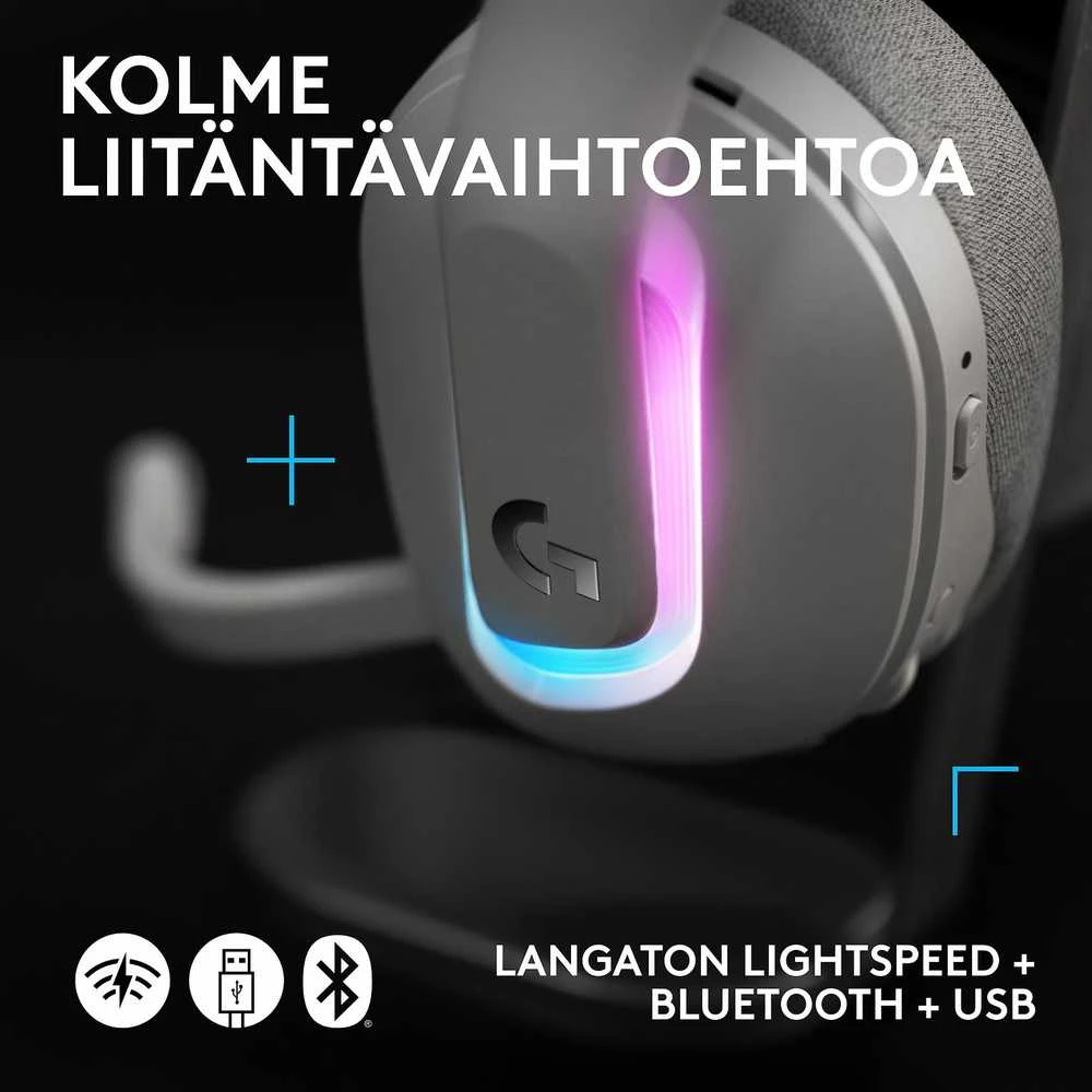Ausinės Logitech G522 Baltas