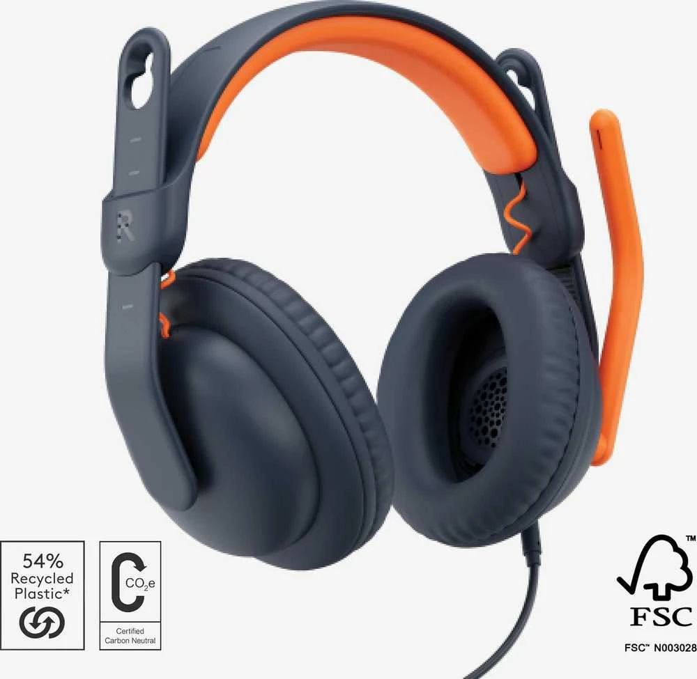 Logitech ZONE LEARN - CLASSIC Mėlynas - WW-9006 APATINKAMI AUSINĖS USB-C