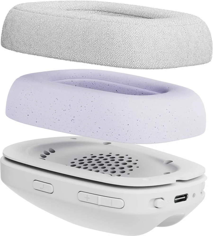 Logitech Zone Vibe 100 belaidės ausinės, Baltos