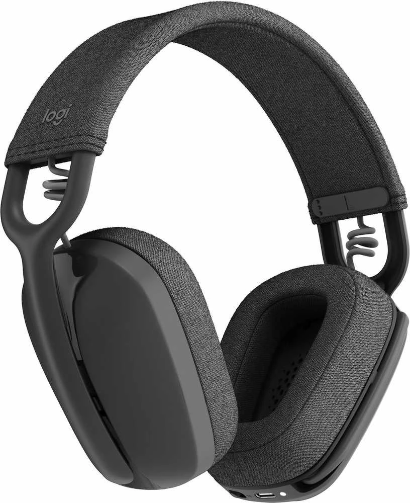 Logitech Zone Vibe 100 belaidės ausinės, Juodos