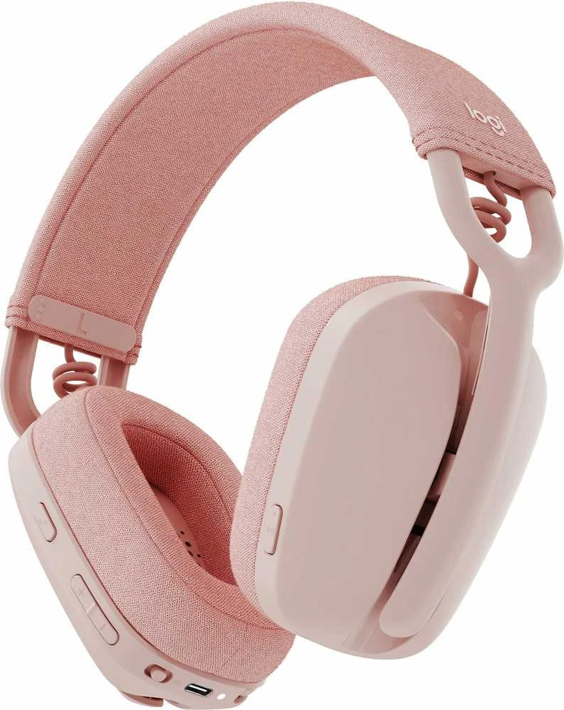 Belaidės ausinės Logitech ZONE VIBE 100, rožinė
