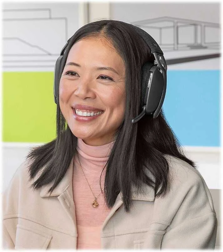 Belaidės Ausinės Logitech Zone Vibe Belaidės Bluetooth, pilkos spalvos