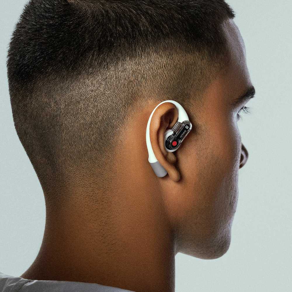 Ausinės Carruzzo Nothing Ear (open) Laisvų rankų įranga True Belaidės Stereo (TWS) Įkišamos į ausį Skambučiai / muzika Bluetooth Balta