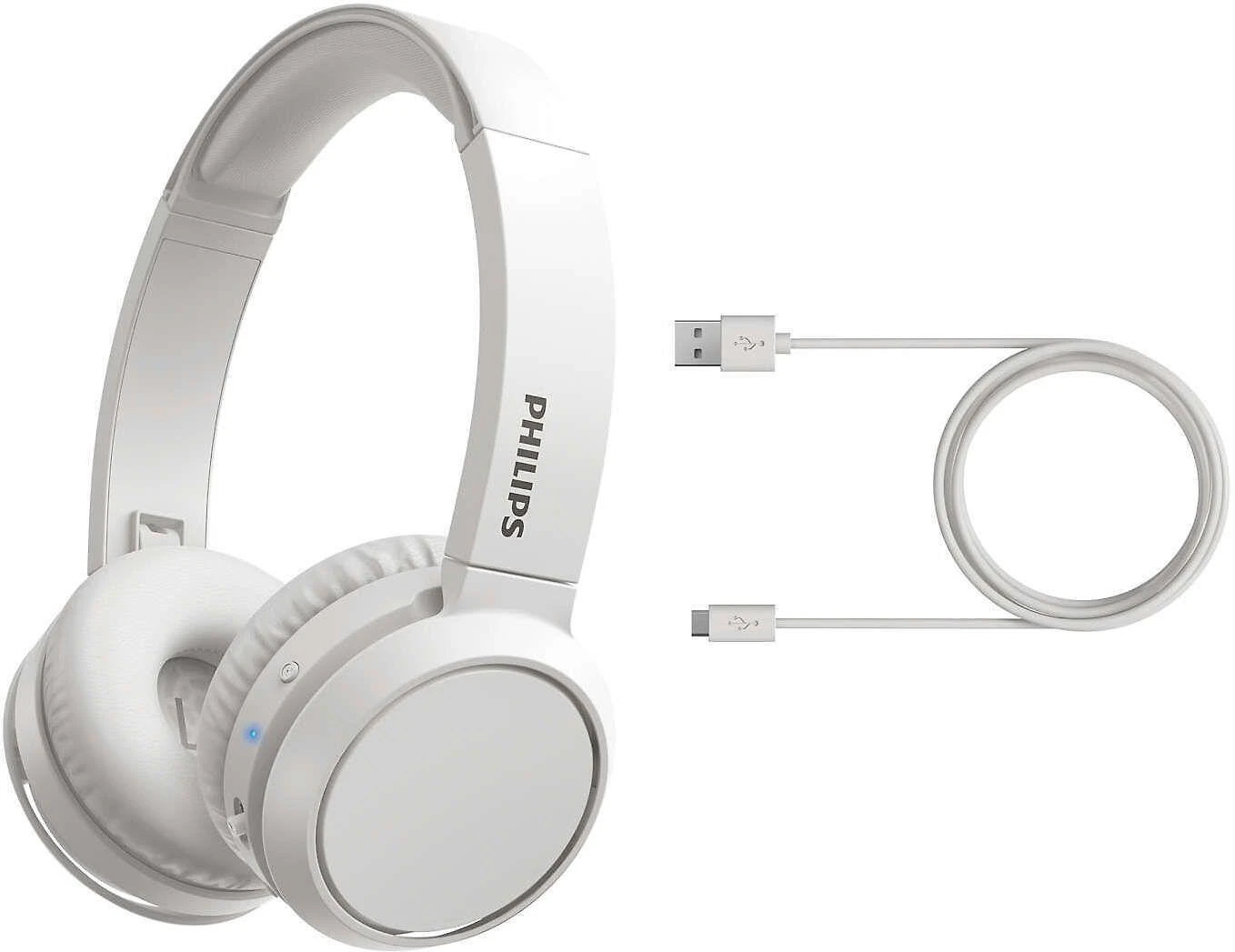 Ant ausų dedamos belaidės ausinės Philips TAH4205WT/00, Baltos
