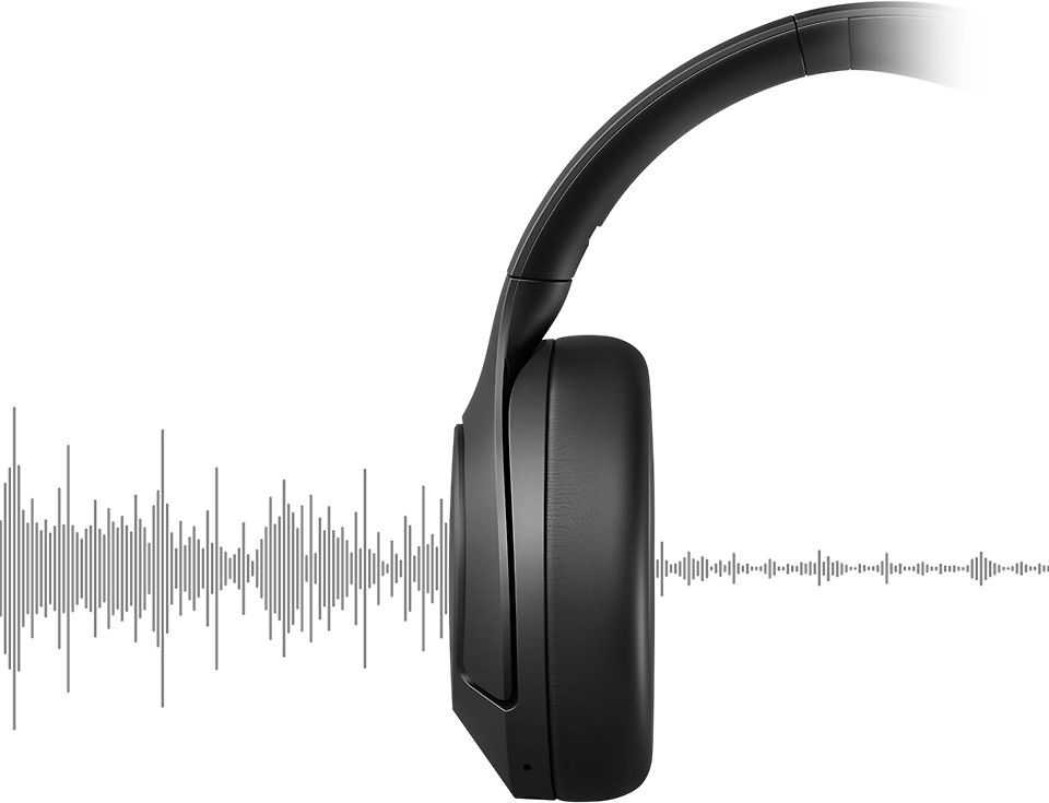 Belaidės ausinės Philips TAH8506BK/00, Juodos