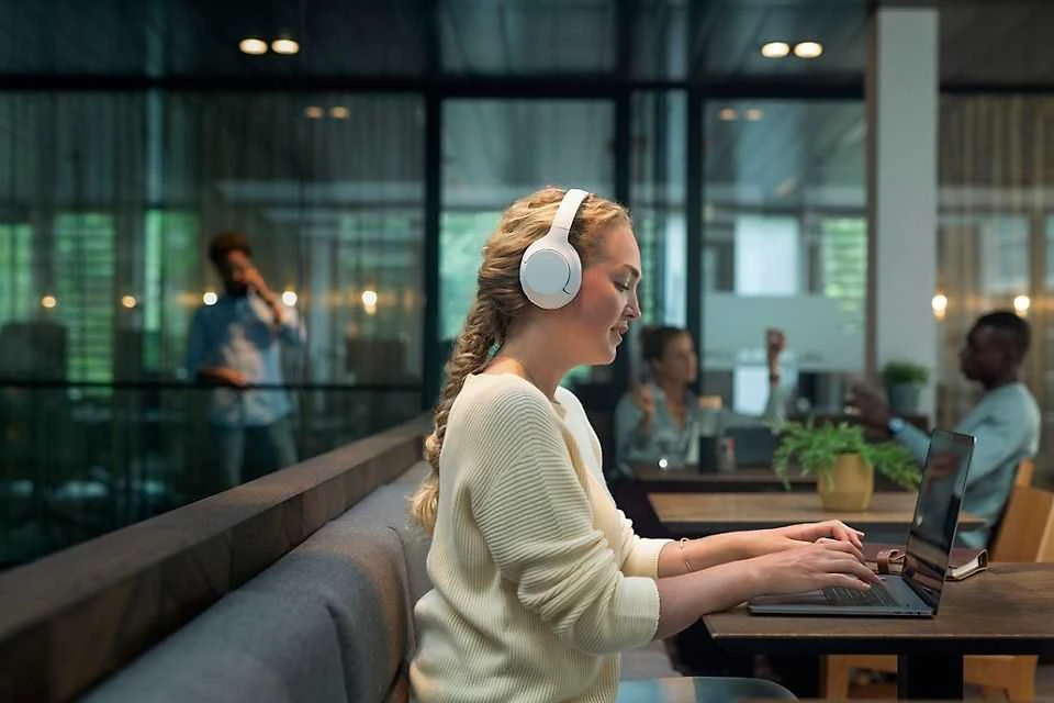 Belaidės ausinės Philips TAH8506WT/00, Baltos