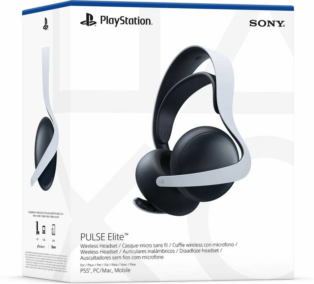 Sony Pulse Elite PS5 ausinės pakuotė