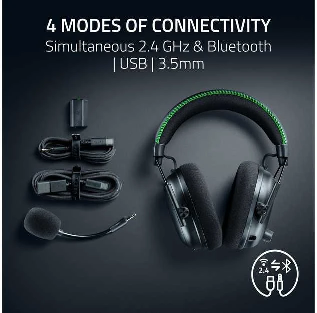 Razer BlackShark V3 Pro skirta XBOX Ausinės Žaidimams, Over-Ear,Belaidės, Juodas | Razer