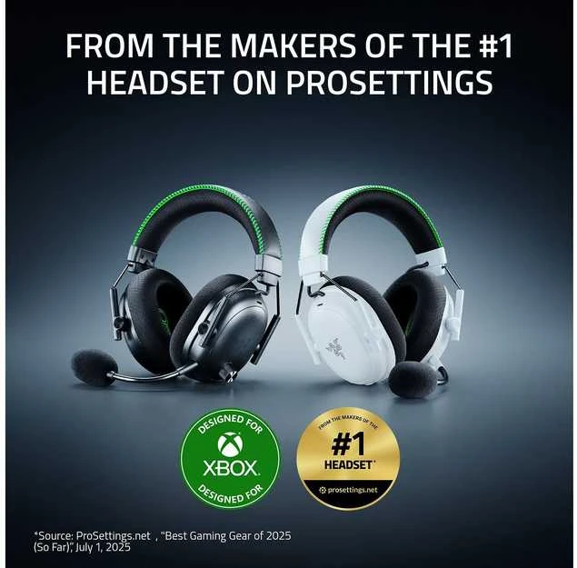 Razer BlackShark V3 Pro skirta XBOX Ausinės Žaidimams, Over-Ear,Belaidės, Juodas | Razer
