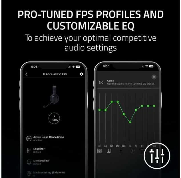 Razer BlackShark V3 Pro skirta XBOX Ausinės Žaidimams, Over-Ear,Belaidės, Juodas | Razer