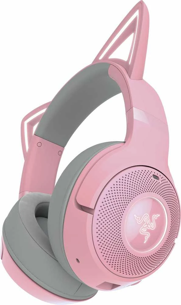Razer | Ausinės | Kraken V2 Kitty BT | Su mikrofonu | Bluetooth | Quartz