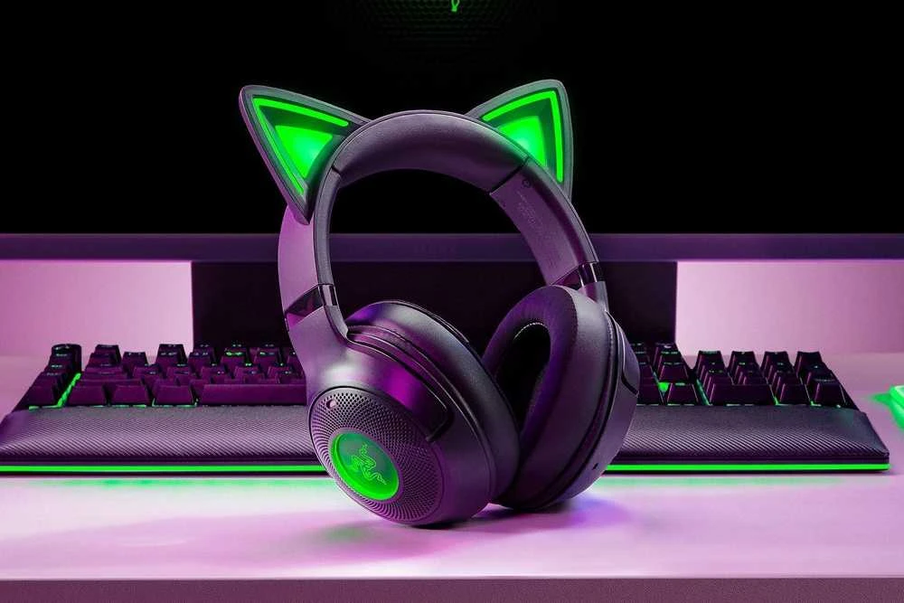 Razer | Ausinės | Kraken Kitty V2 BT | Taip | Bluetooth | Už ausų | Belaidės