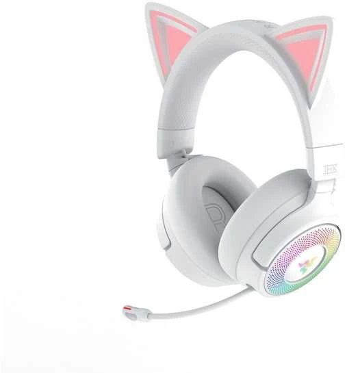 Razer | Ausinės | Kraken Kitty V3 Pro | Bluetooth | Over-Ear | Baltas