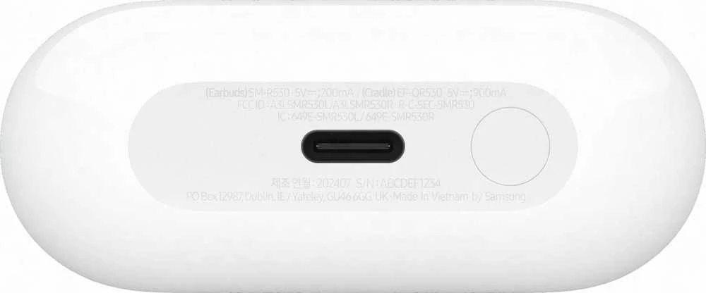 Ausinės Samsung Galaxy Buds3 vastamelunappikuulokkeet, valkoinen
