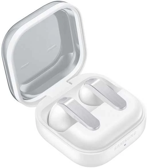 Ausinės Samsung Galaxy Buds4 vastamelunappikuulokkeet, valkoinen