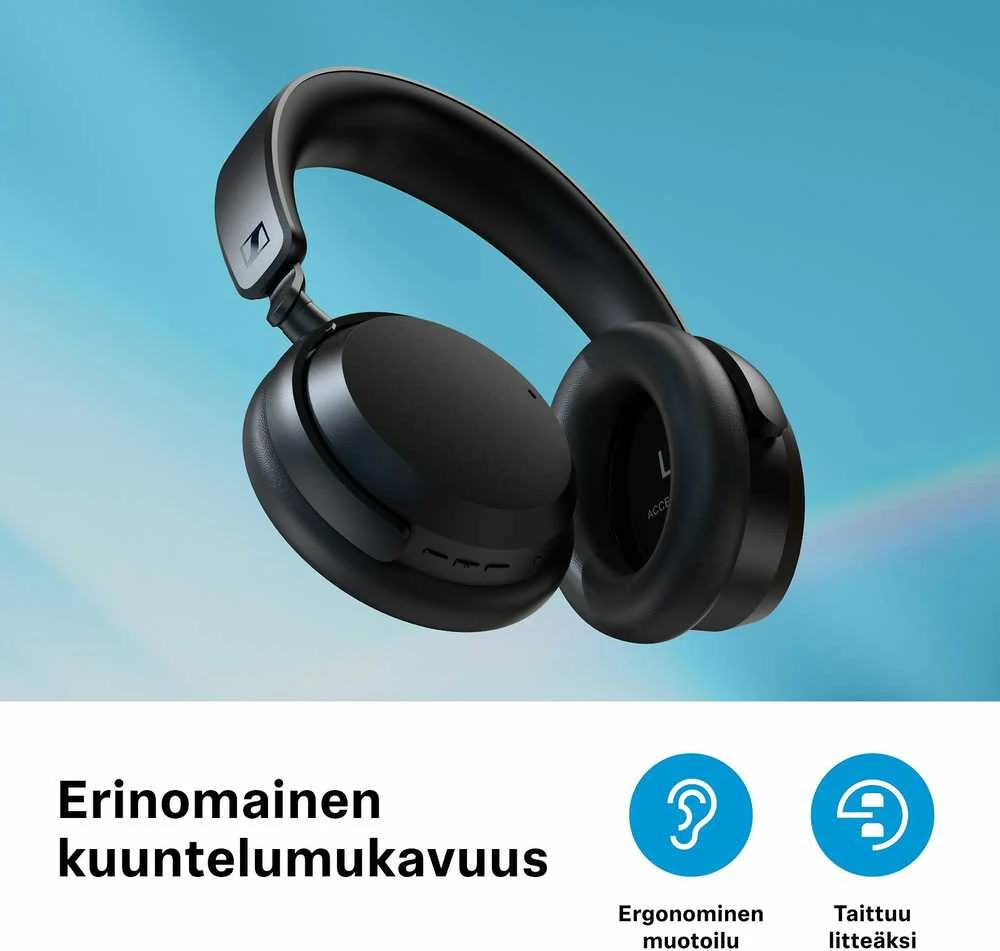 Sennheiser Accentum ausinės, Juodos