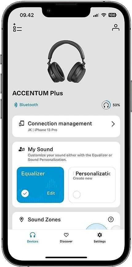 Sennheiser Accentum Plus, Juodos