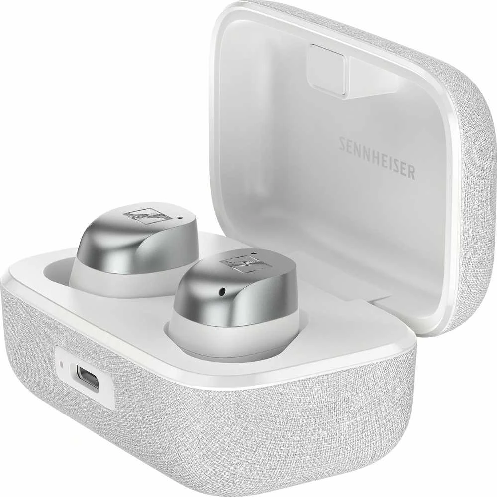 Sennheiser Momentum 4 TWS ausinės, Sidabrinės spalvos