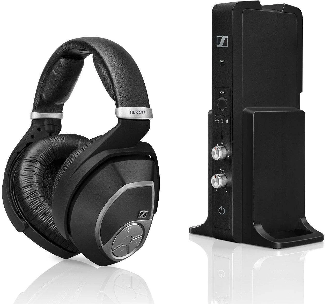 Sennheiser | Belaidės Ausinės | RS 195 | Over-ear | Belaidės | Juodas