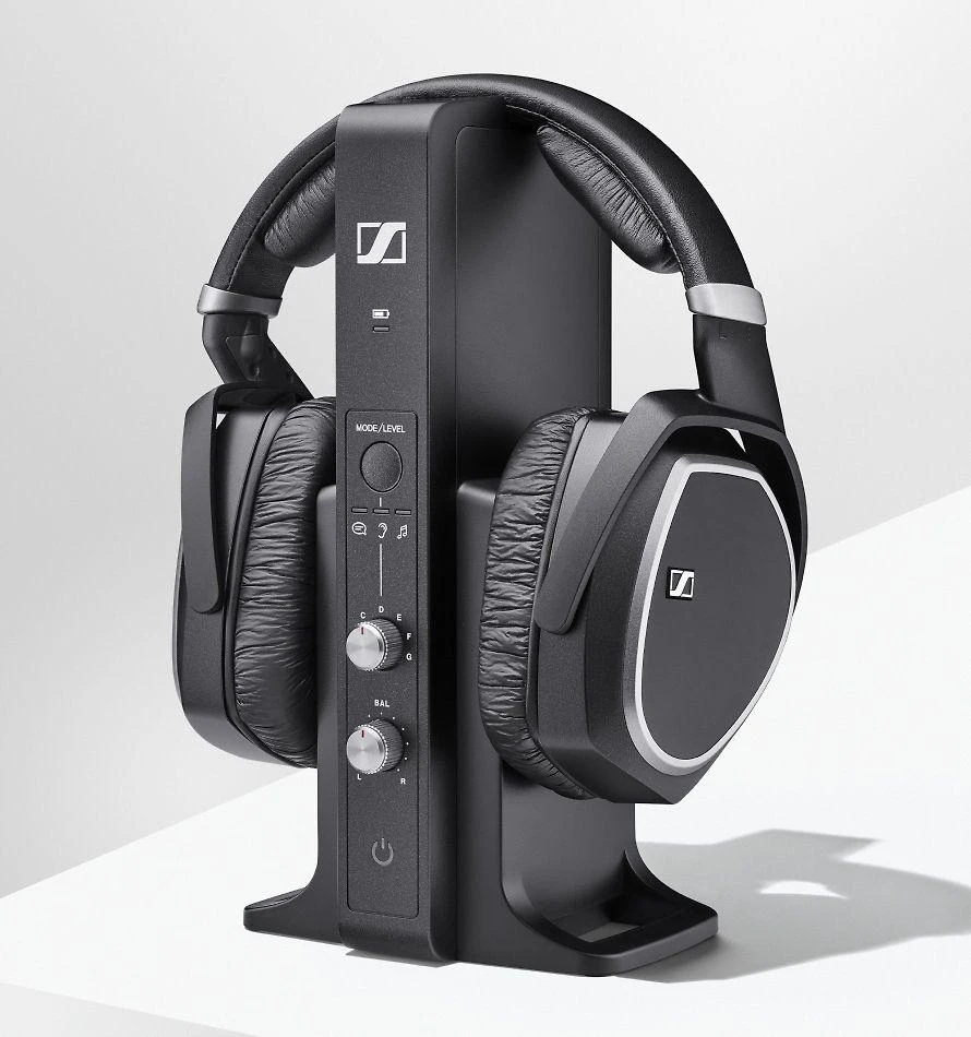 Sennheiser | Belaidės Ausinės | RS 195 | Over-ear | Belaidės | Juodas