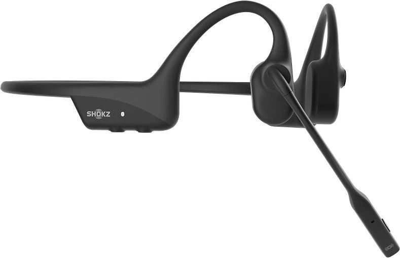 Shokz OpenComm2 UC ausinės su mikrofonu šoniniu kampu