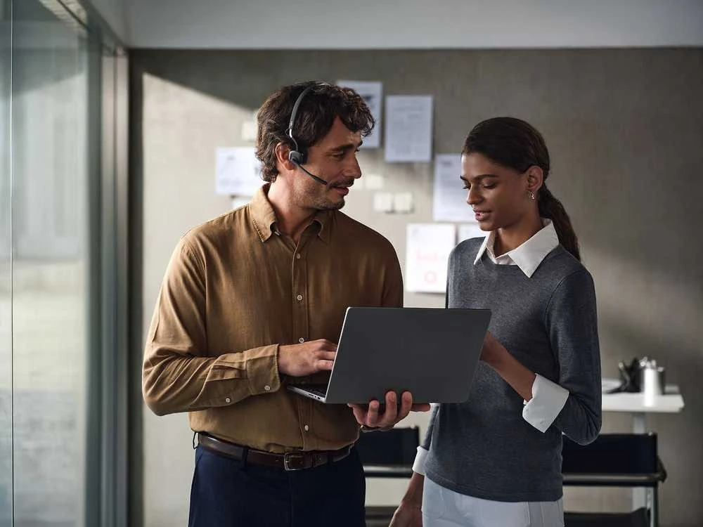SHOKZ OpenMeet Belaidės Bluetooth Bone Conduction Videoconferencing Ausinės
