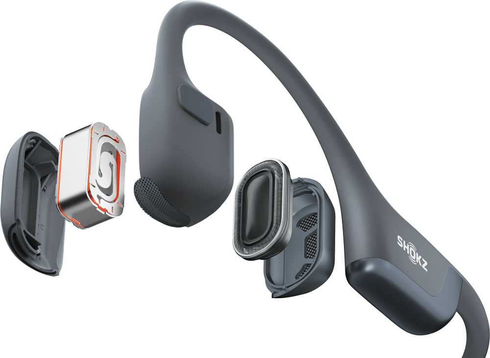 Ausinės Shokz OpenRun Pro2, Juodos spalvos, modelis - S820-ST-BK