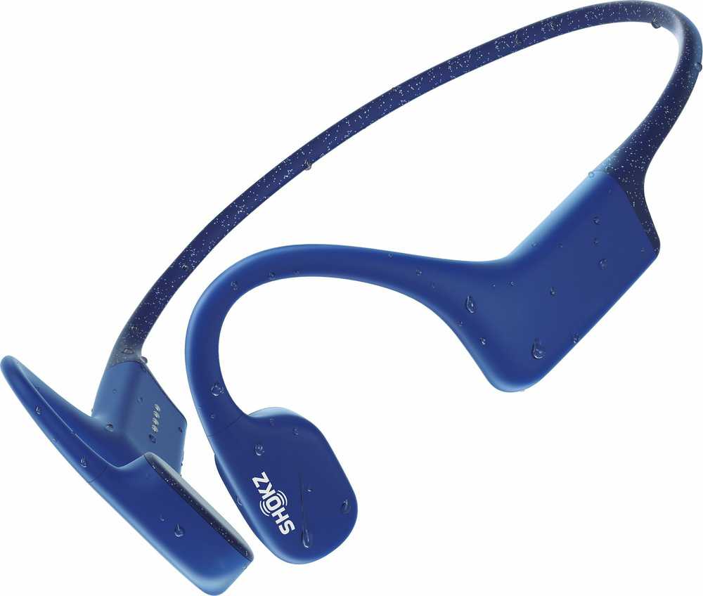 Belaidės ausinės plaukimui Shokz Open Swim, Mėlynos