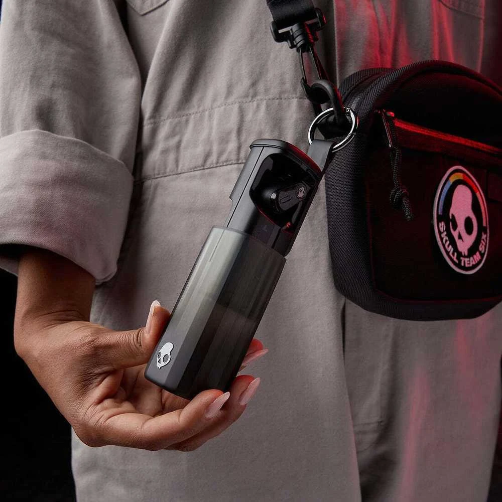 Skullcandy Method 360 ANC belaidės triukšmą slopinančios į ausis dedamos ausinės, juodos spalvos