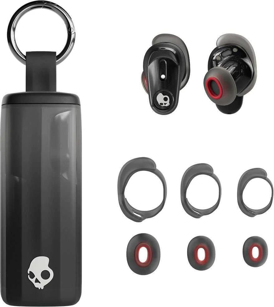 Skullcandy Method 360 ANC belaidės triukšmą slopinančios į ausis dedamos ausinės, juodos spalvos