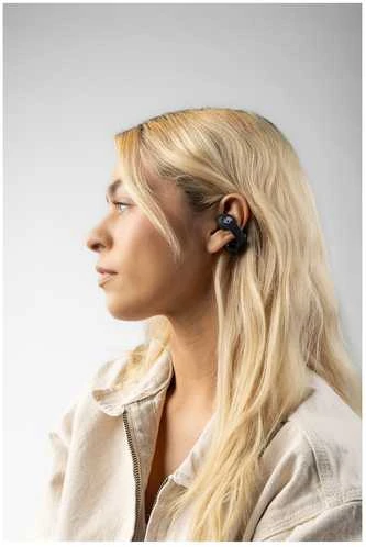 Ausinės Skullcandy Push 720 Open Ear Belaidės nappikuulokkeet, musta/hopea