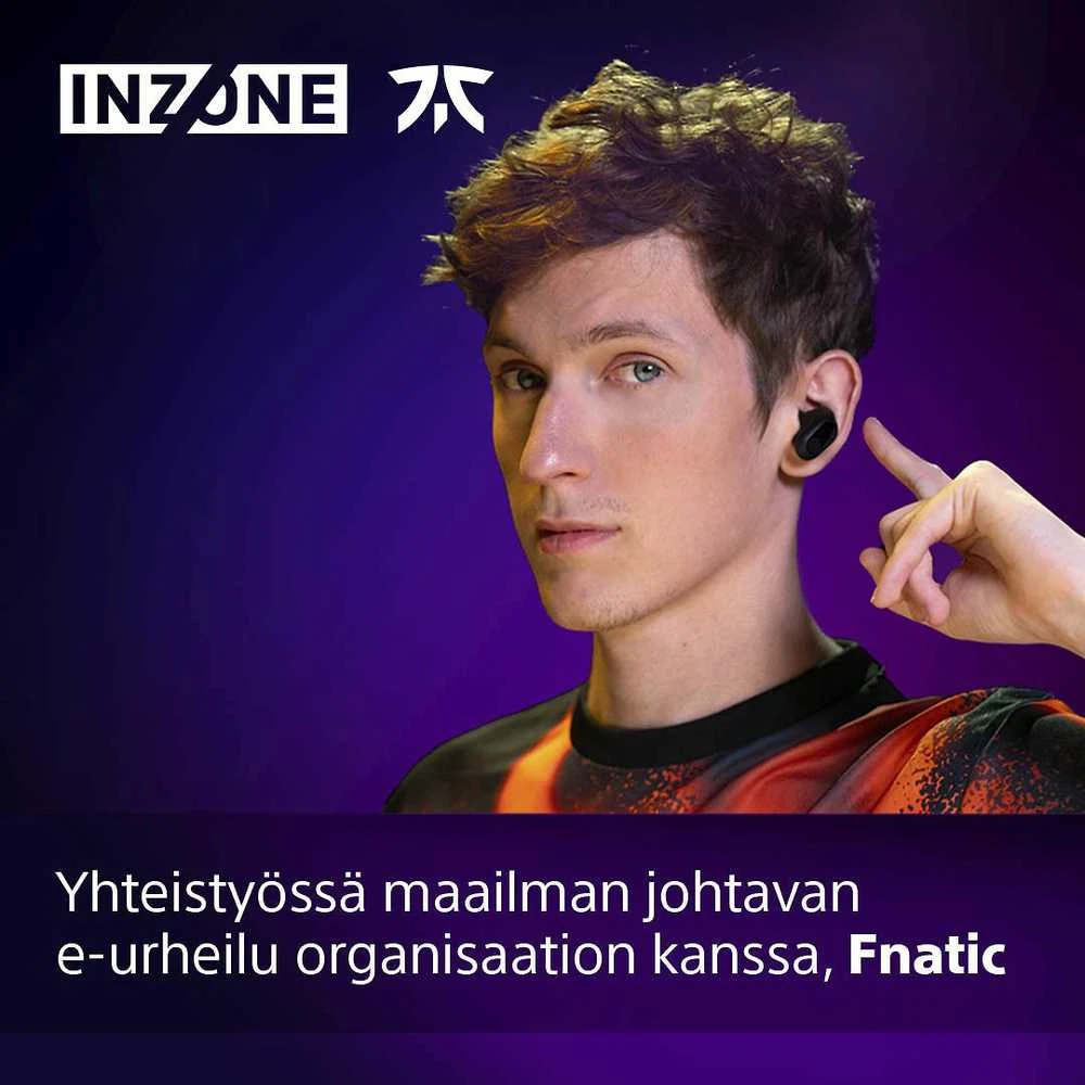 INZONE belaidės triukšmą slopinančios žaidimų ausinės, Juodos