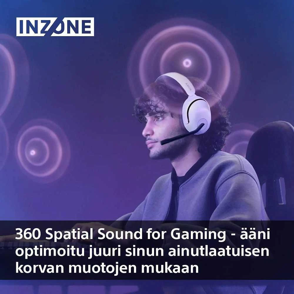 Sony INZONE H5  ausinės, Baltos