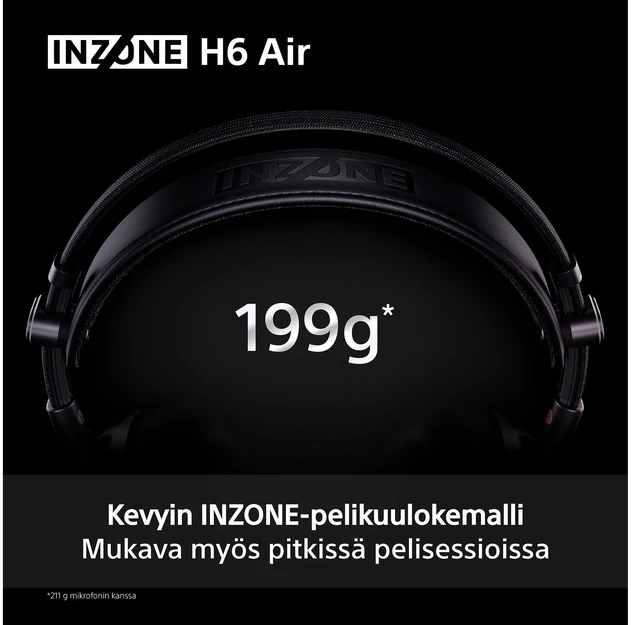 Sony INZONE INZONE H6 Air Open-Back Ausinės su laidu Žaidimams | INZONE