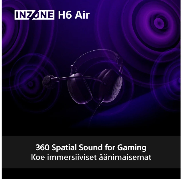 Sony INZONE INZONE H6 Air Open-Back Ausinės su laidu Žaidimams | INZONE