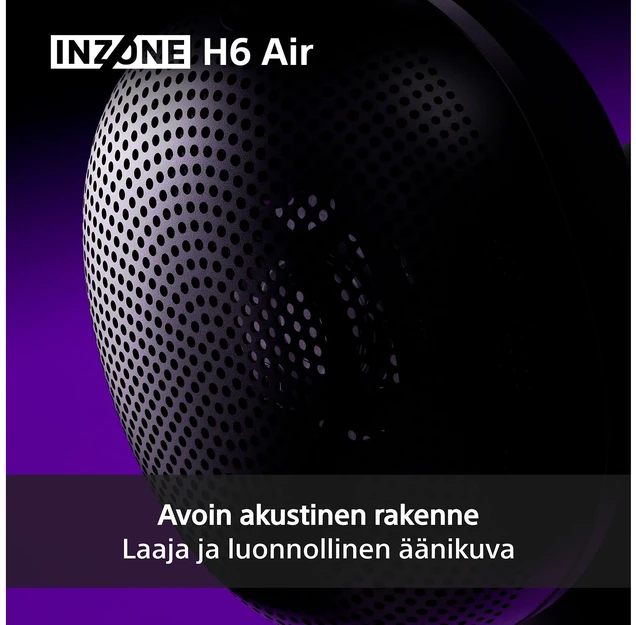 Sony INZONE INZONE H6 Air Open-Back Ausinės su laidu Žaidimams | INZONE