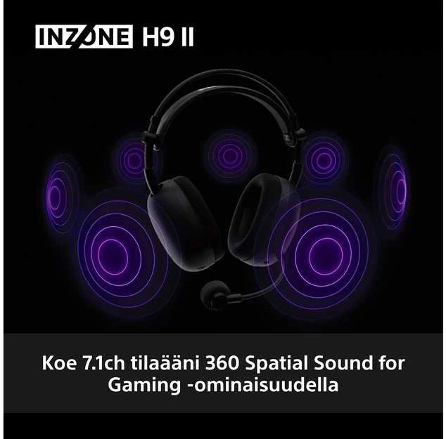 Ausinės Sony INZONE H9 II Juoda