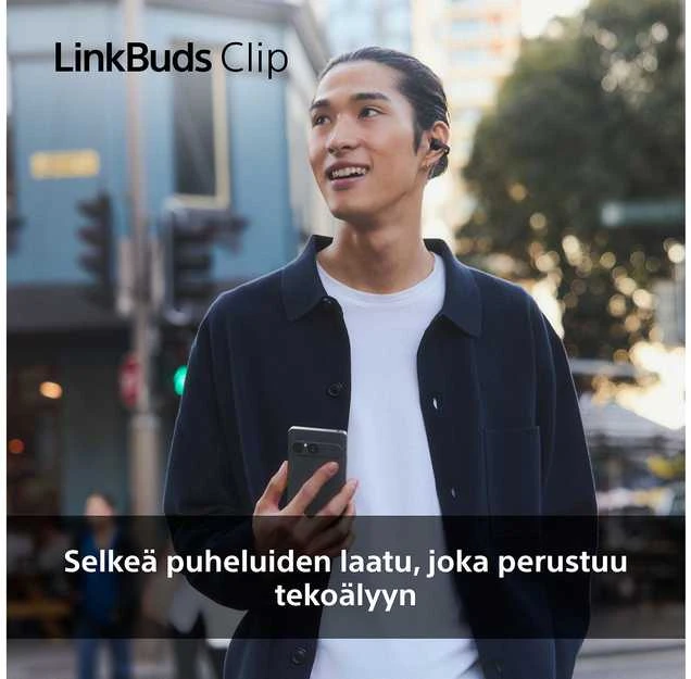 Atviros ausinės Sony Linkbuds Clip, Juodos