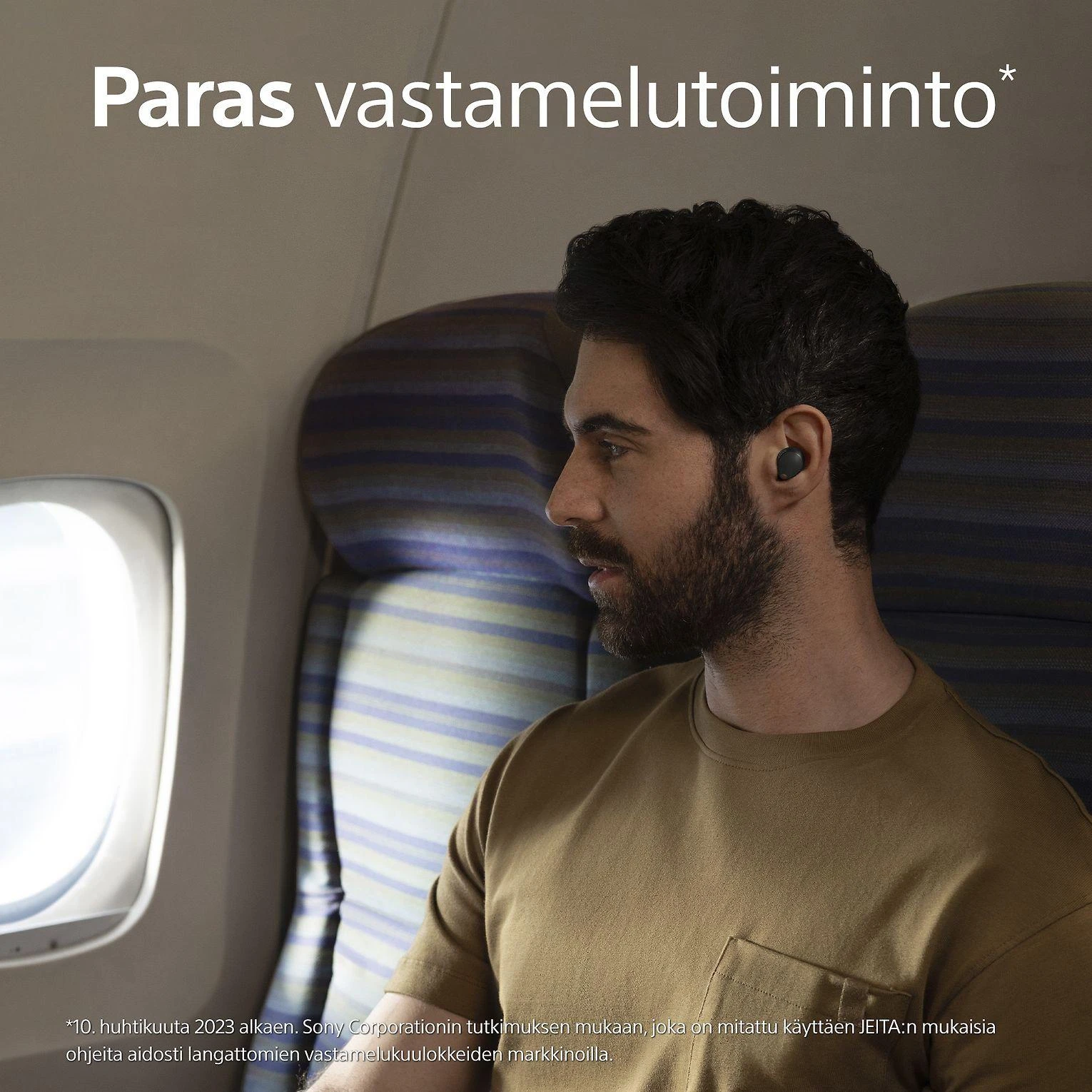 Sony WF-1000XM5 Earbuds Belaidės ausinės, ANC, belaidis įkrovimas, Juodos spalvos