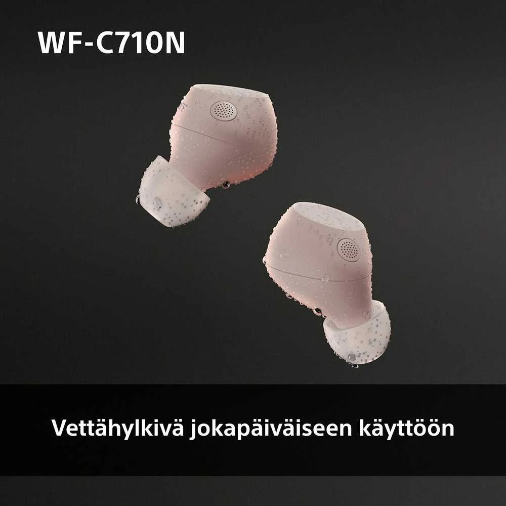 Ausinės Sony WF-C710N, Rožinės