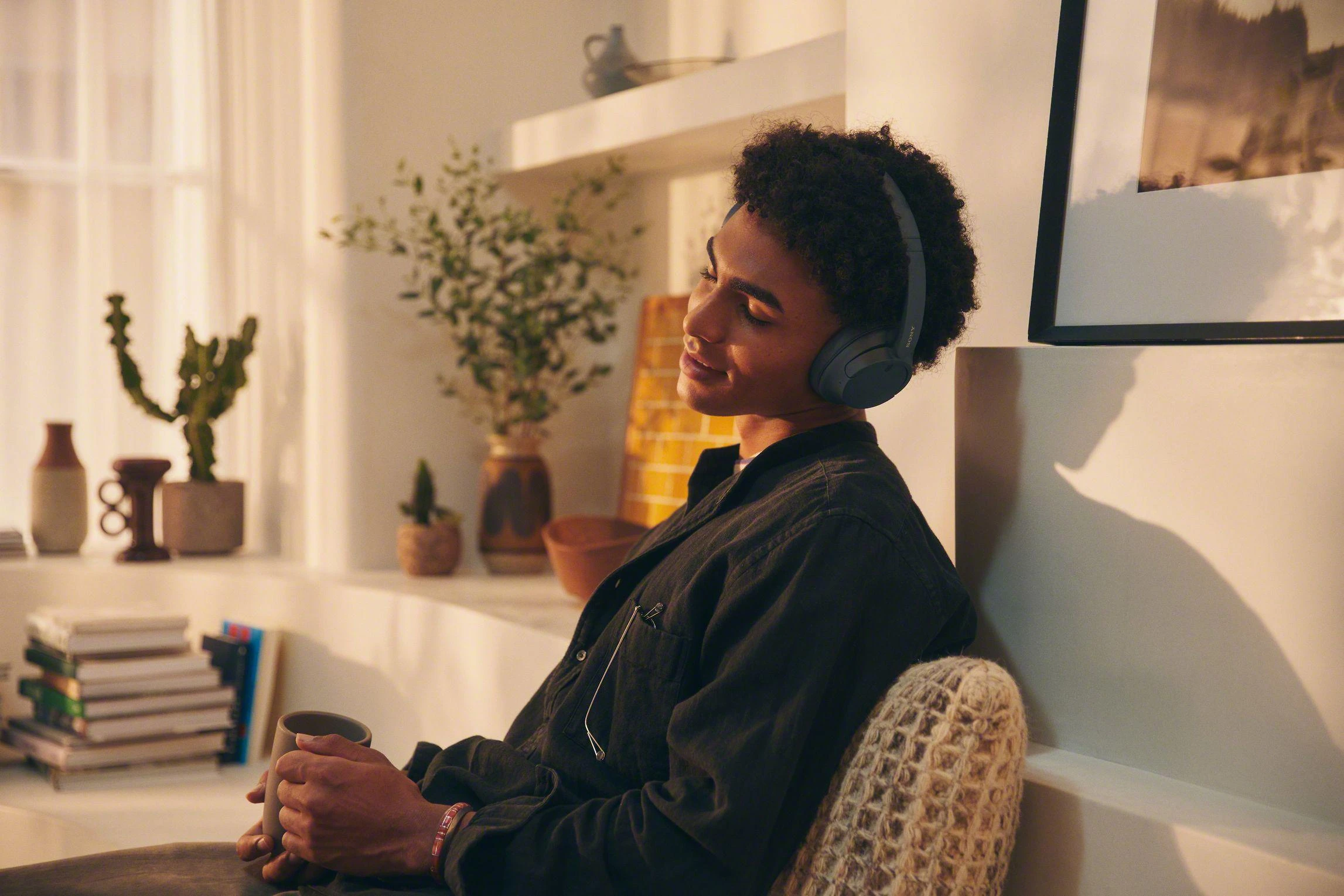 Sony WH-CH720NL belaidės ausinės, Mėlynos